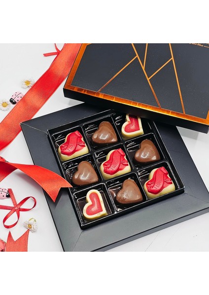 Kalp ve Figür Çikolata 9'lu