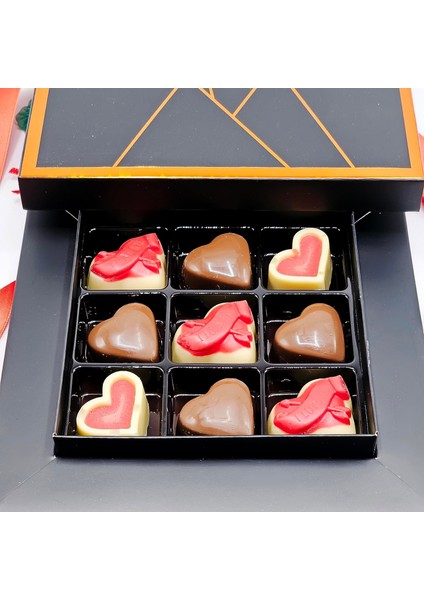 Kalp ve Figür Çikolata 9'lu modelleri