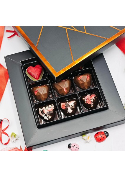 Sevgililer Günü Delux Kalp Çikolata