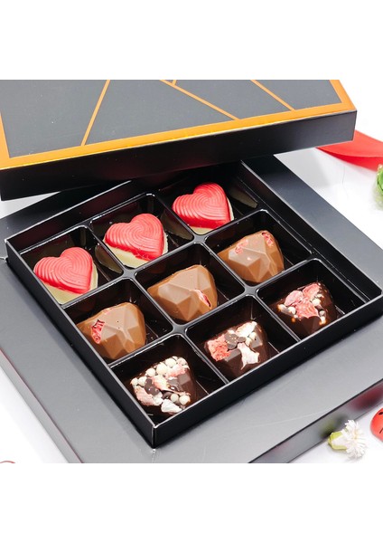 Sevgililer Günü Delux Kalp Çikolata modelleri