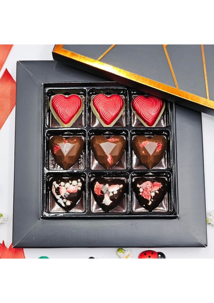 Sevgililer Günü Delux Kalp Çikolata fırsatları