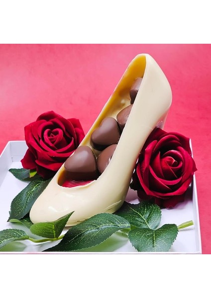 Sevgiliye Topuklu Ayakkabı Figürlü Büyük Spesiyal Çikolata Kutu modelleri