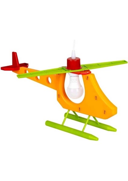 Kendal K2 Global Global KDF001H 50CM E27 Renkli Helikopter Sarkıt Avize