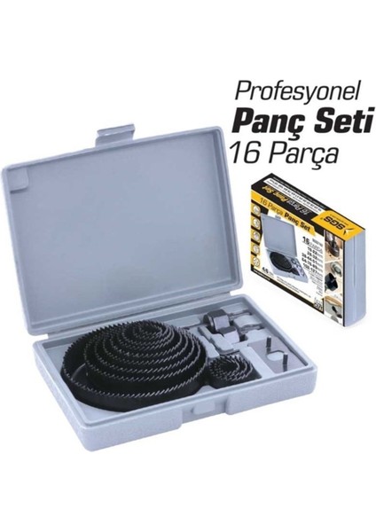 16PARÇA Panç Seti Profesyonel Panç Seti DT8216