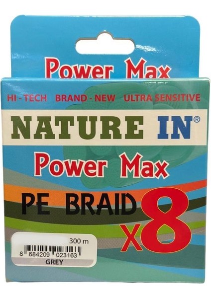 Power Max 8x 300MT Grey Misina