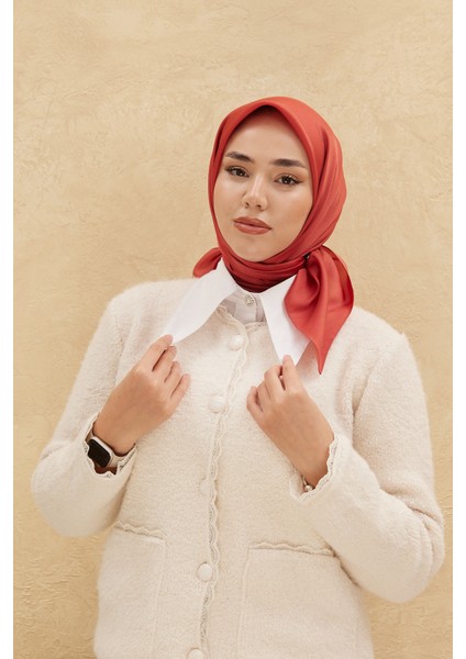 Düz Shiny Eşarp 75006-37