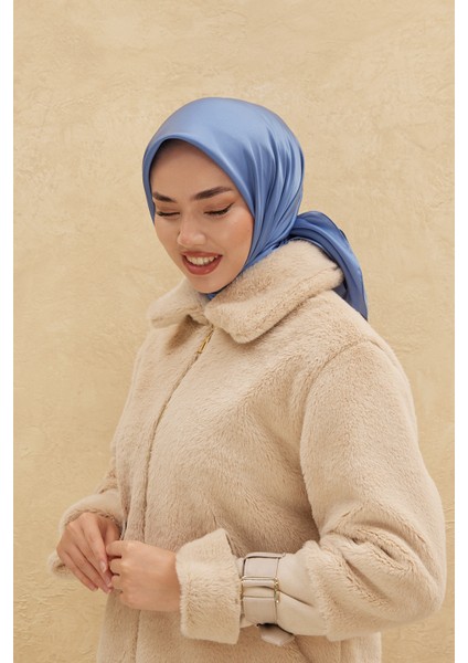 Düz Shiny Eşarp 75006-43