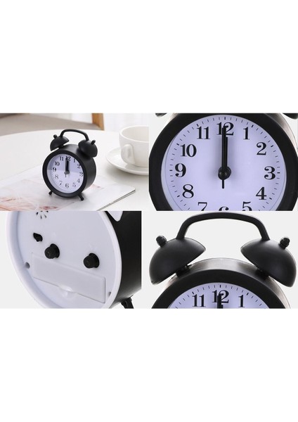 Tekno Trust Søtrund Mini Boy Akar Saniyeli Alarmlı Masa Saati - Çalar Saat Siyah fırsatları