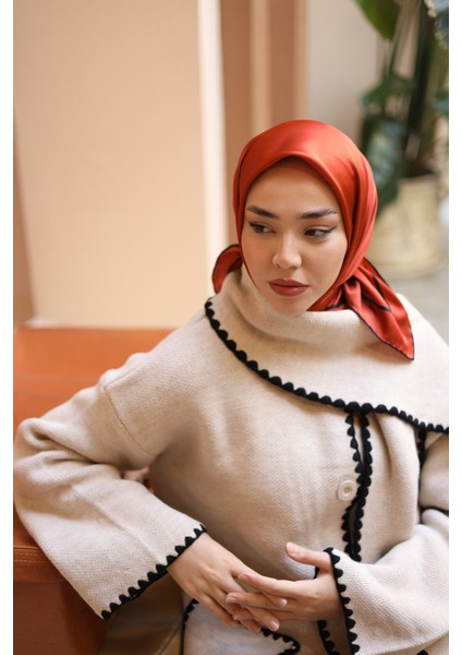 Düz Micro Saten Eşarp 28010-13 fiyatları