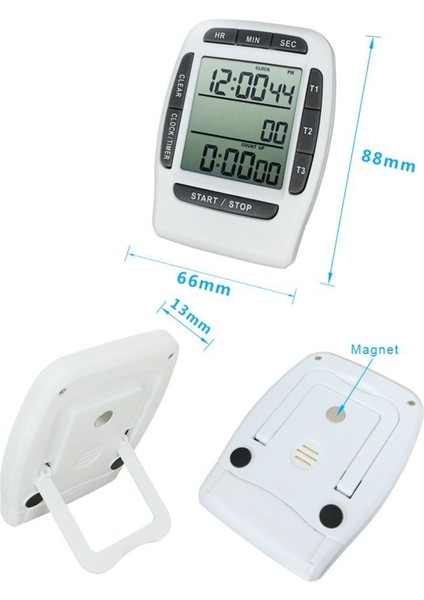 Tekno Trust Mutfak Için 3 Farklı Zamanlayıcı Geri Sayım Countdown THR238 fiyatları