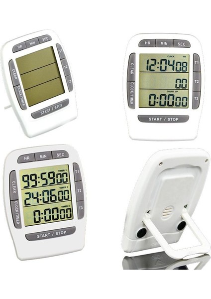 Tekno Trust Mutfak Için 3 Farklı Zamanlayıcı Geri Sayım Countdown THR238 modelleri