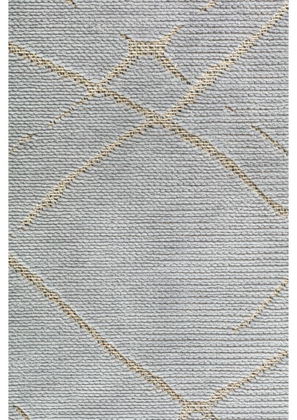 Garden 8208 Gri Yıkanabilir Halı Kilim 100 x 500