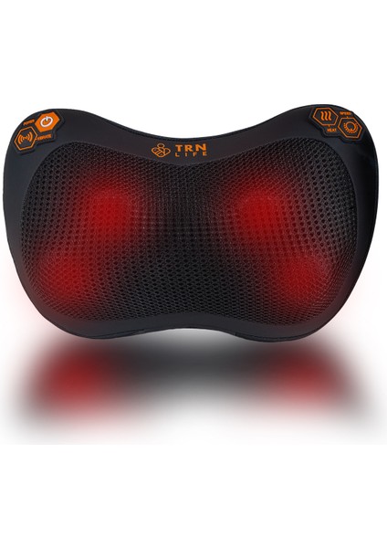 Tekno Trust Boyun Sırt Bel Ayak Yoğurmalı Ovmalı Masaj Yastığı Aleti