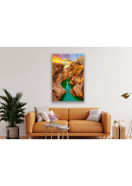 Kanyon Temperli Cam Duvar Tablosu fiyatları