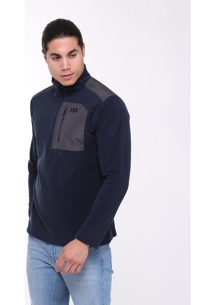 Block Halfzip Polar Navy