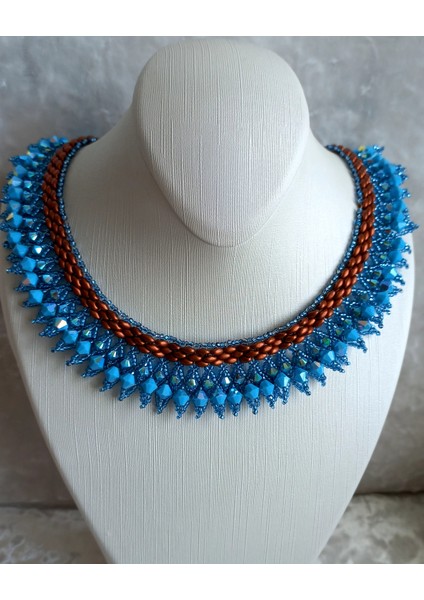 Turkuaz Swarovski Kolye & Bileklik