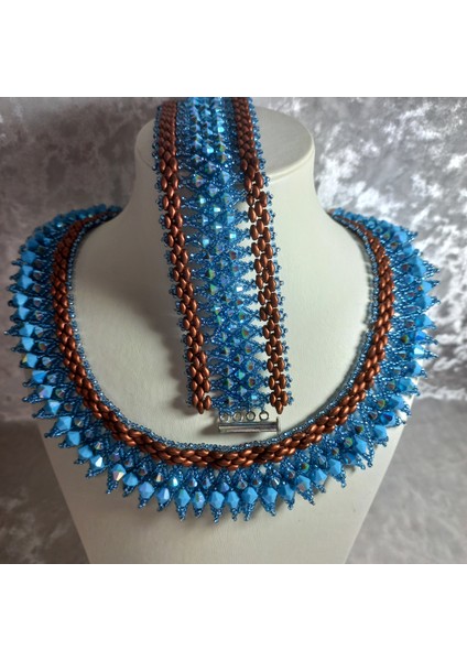 Turkuaz Swarovski Kolye & Bileklik fiyatları