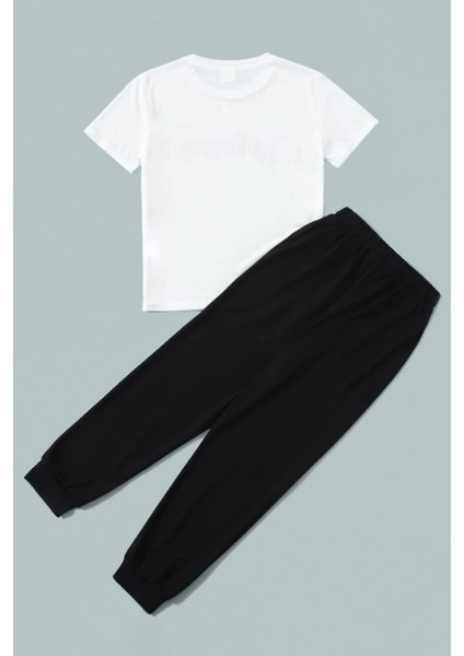Only Trendwear Çocuk Smile Emoji Alt - Üst Eşofman Takımı