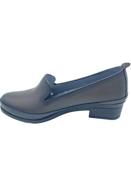 24553 Kadın Deri Comfort Ayakkabı Kahve