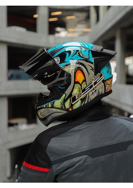 Rapıd 2 Race Neo Mavi-Mor Kask