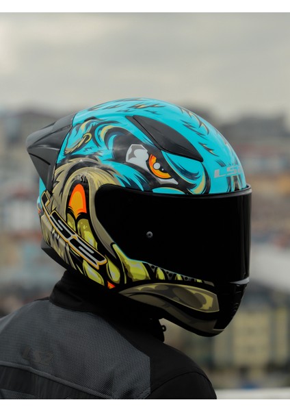 Rapıd 2 Race Neo Mavi-Mor Kask fırsatları