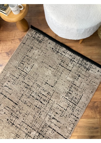 Şönil Dokuma Kayma Yapmaz Makinede Yıkanabilir Leke Tutmaz Kesme Bohem Kilim Vizon 2 fiyatları
