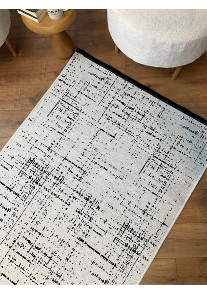 Şönil Dokuma Kayma Yapmaz Makinede Yıkanabilir Leke Tutmaz Kesme Bohem Kilim Krem 2 fiyatları
