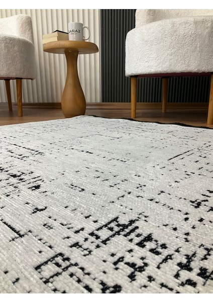 Şönil Dokuma Kayma Yapmaz Makinede Yıkanabilir Leke Tutmaz Kesme Bohem Kilim Krem 2 fırsatları