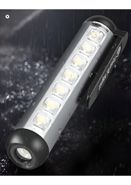 4 Mod 7 Cob LED Mıknatıslı El Feneri