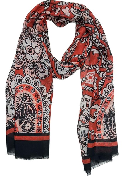 Cherry Style Kırmızı Italyan Modal Kaşkol MDL39 modelleri