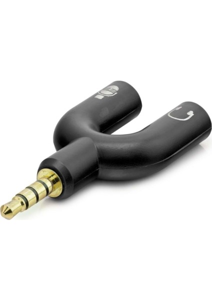 HN4612K Mikrofon Kulaklık Ayırıcı Adaptör
