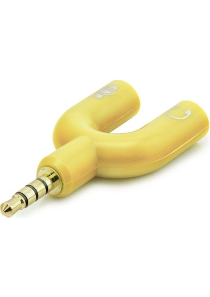 HN4612K Mikrofon Kulaklık Ayırıcı Adaptör