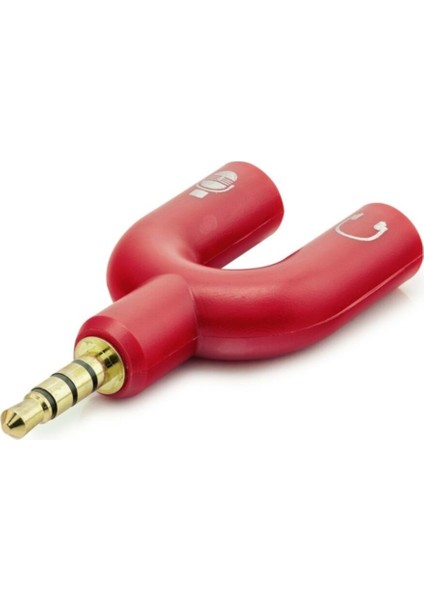 HN4612K Mikrofon Kulaklık Ayırıcı Adaptör