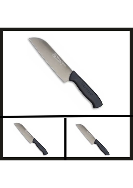 Uyguna-Yakala NO:61195 Sürmene Aşçı Bıçağı SANTOKU-BIÇ.125