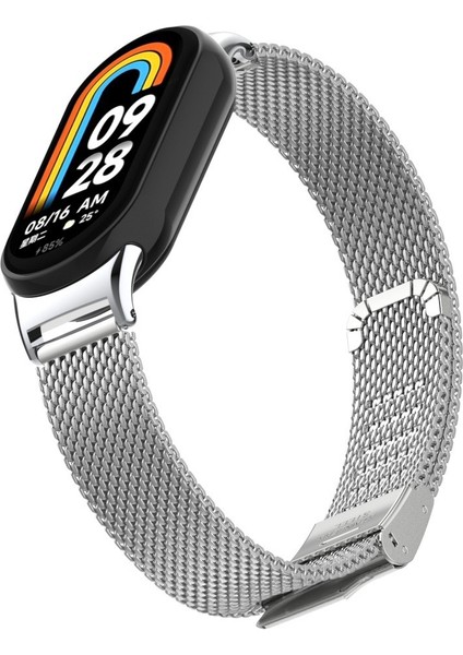 Xiaomi Mi Band 8 Mi Band 9 Uyumlu Paslanmaz Metal Hasır Tokalı Kordon Kayış fiyatları