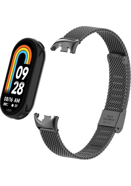 Xiaomi Mi Band 8 Mi Band 9 Uyumlu Paslanmaz Metal Hasır Tokalı Kordon Kayış fiyatları