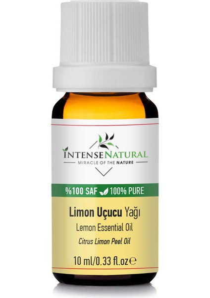 Intense Natural Limon Uçucu Yağı 10 ml %100 Saf ve Doğal Lemon Essential Oil