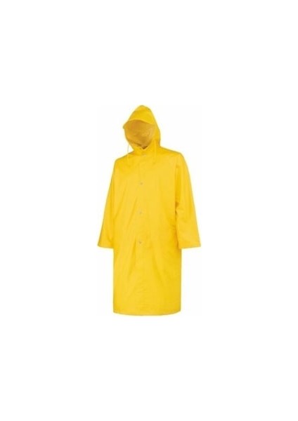 Unisex Yağmurluk Su Geçirmez Pvc Şık Kıyafetüstü Eva Yağmurluk Sarı Standart