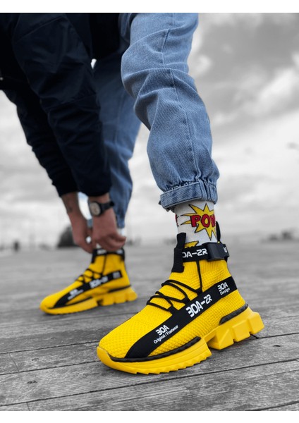 Zr-x700 Tarz Sarı Renk Spor Ayakkabı