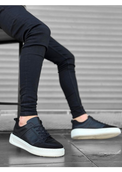 BA0314 Içi Dışı Hakiki Deri Bağcıklı Siyah Klasik Erkek Ayakkabısı fırsatları