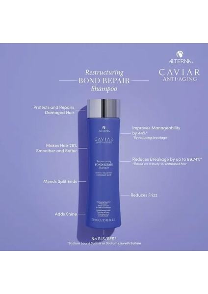 Caviar Restructuring Bond Repair Shampoo 250ML