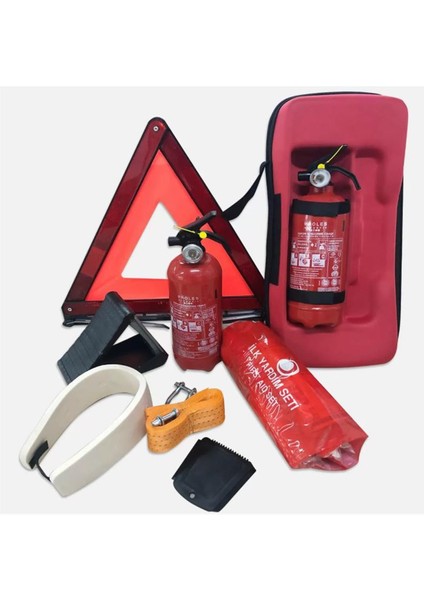 Lüks Trafik Seti Eva Çantalı Tüvtürk Uyumlu fiyatları