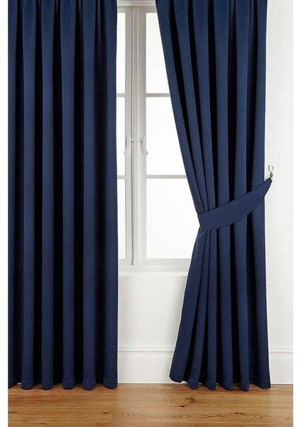 Blackout Perde 2 Adet Işık Geçirmez Güneşlik Fon Perde Işık Geçirmez Fon Perde 2'li