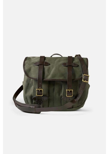 Medium Rugged Twill Field Çanta Otter Green
