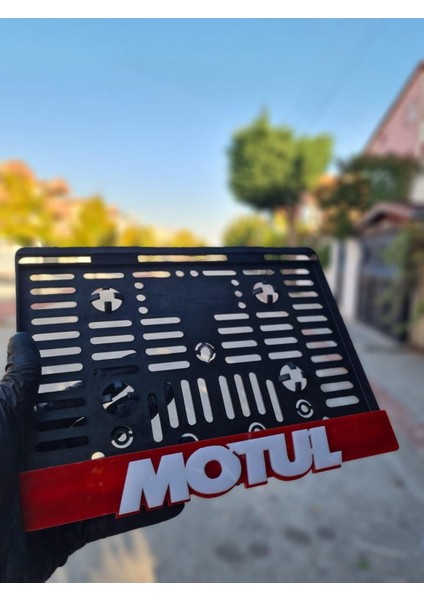 Karbon Soft Motul Yazılı Pleksi Plakalık