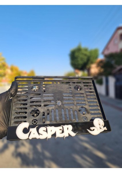 Karbon Soft Casper Yazılı Pleksi Plakalık