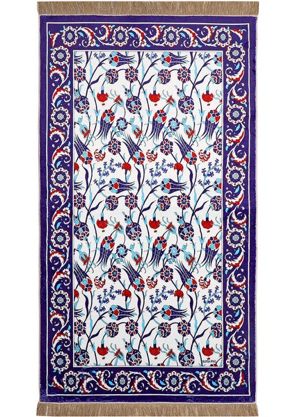 Saks Bambu Halı Seccade