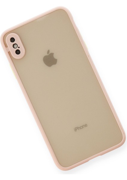 Iphone Xs Kılıf Montreal Silikon Kapak - Pembe 300099