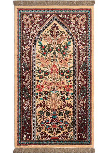 Camel Bambu Halı Seccade