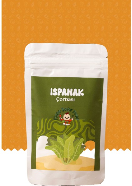 Hope Baby Food Ispanak Çorbası +8 Ay - 100 Gram